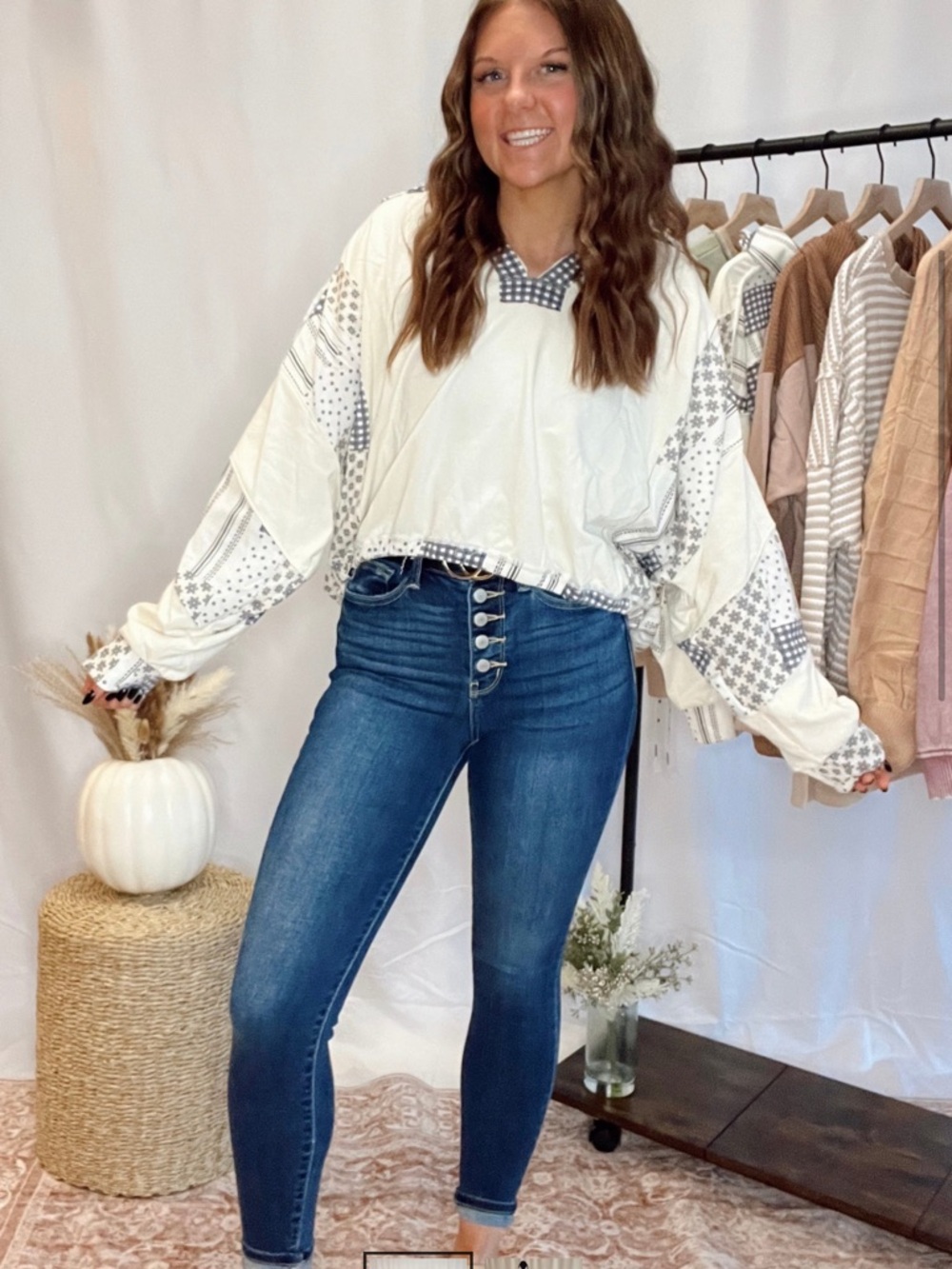 Cropped Quilted Top